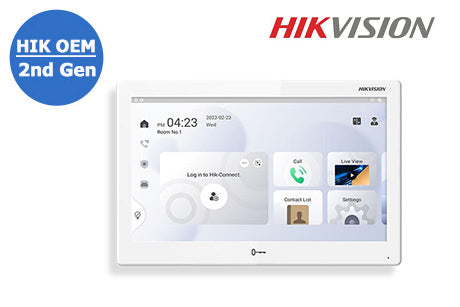 DS-KH9510-WTE1 Hikvision All-In-One, 10" Android Control Centre to suit Intercom, Ax Pro & CCTV
