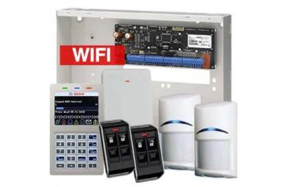BOSCH, Solution 6000, Alarm kit, Includes CC615PB IP panel, CP737B Wifi Prox LCD keypad, 2x RFPR-12 wireless PIR detectors, RFRC-STR2 Radion receiver, 2x RFKF-FB transmitters