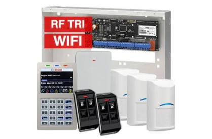 BOSCH, Solution 6000, Alarm kit, Includes CC615PB IP panel, CP737B Wifi Prox LCD keypad, 3x RFDL-11 wireless Tritech detectors, RFRC-STR2 Radion receiver, 2x RFKF-FB transmitters