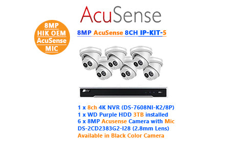 8MP AcuSense 8CH IP-KIT-5