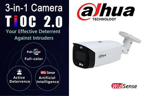 DH-IPC-HFW3849T1-AS-PV-S3   8MP Tioc 2.0 Full-color Active Deterrence WizSense Network Camera