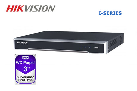 DS-7608NI-I2-8P-3TB    Hikvision 8ch PoE NVR