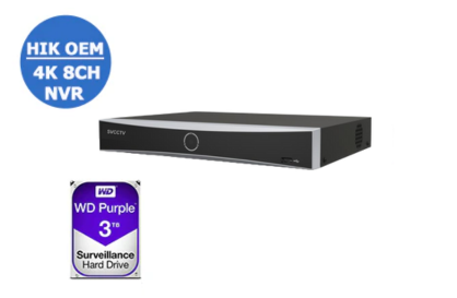 DS-7608NIX-K1/8P-3TB HIK OEM Easy IP Plug & Play 4K 8CH NVR