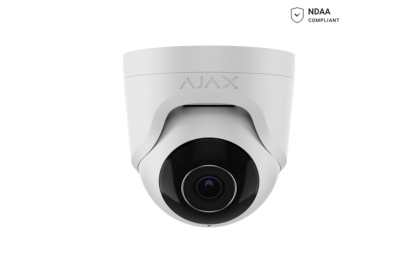 AJAX#64925 5MP 4mm Turret White Wired security IP camera