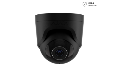 AJAX#64930 8MP 4mm Turret Black Wired security IP camera