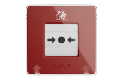 AJAX#76384 Wireless wall-mounted button For ManualCallPoint (Red)