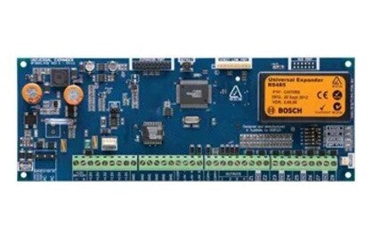 BOSCH, Solution 6000, Universal LAN zone expander module, PCB only, 8 Inputs, 4 Outputs, 1 amp power @ 12VDC, Requires T1813S/T plug pack & TB100103 battery