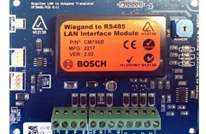 Bosch Serialized Module BOSCH, Solution 6000, Wiegand to RS485 LAN interface module, Allows in ...