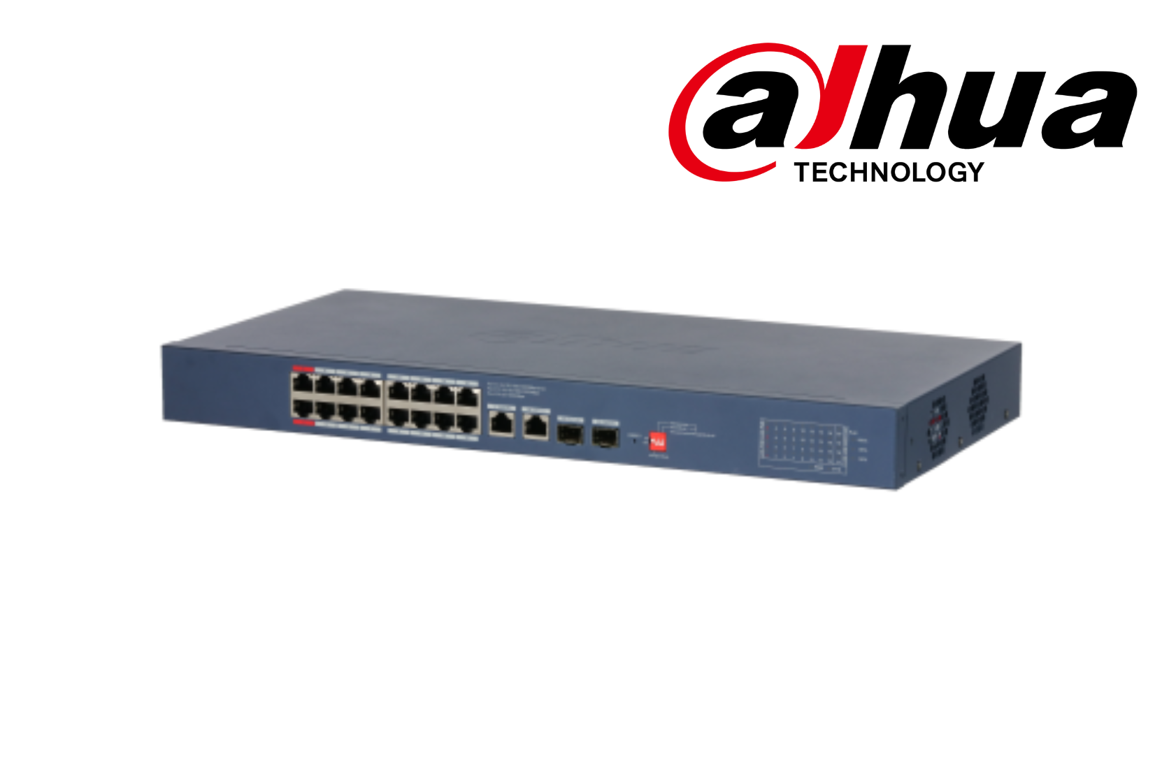 CS4220-16GT-190 Dahua 20-Port Cloud Managed Desktop Gigabit Switch with 16-Port PoE