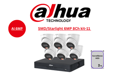 DAHUA AI SMD/Starlight 6MP 8CH Kit-11