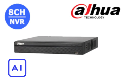 DAHUA 8CH NVR WITHOUT HDD