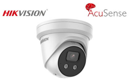 DS-2CD2366G2-ISU/SL (2.8mm) 6 MP AcuSense Strobe Light and Audible Warning Fixed Turret Network Camera