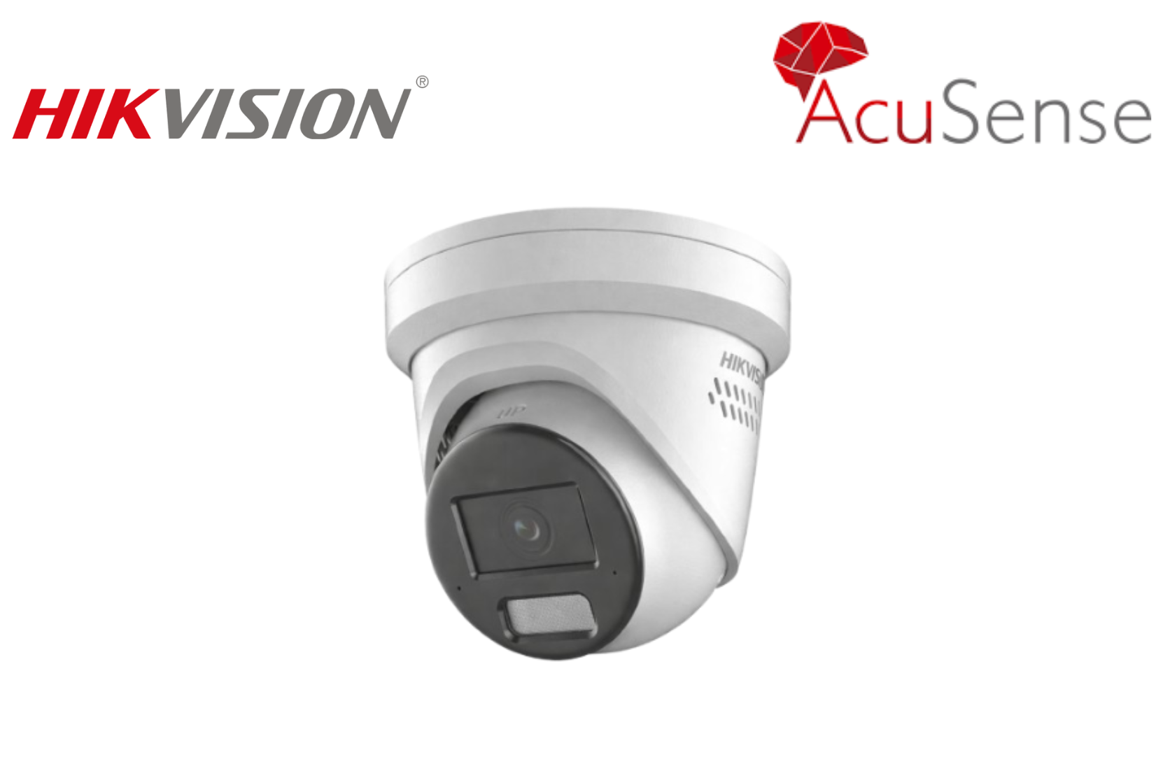 Hikvision DS-2CD2366G2H-IS2U/SL (4mm) 6MP AcuSense Strobe Light and Audible Warning Fixed Turret Network Camera