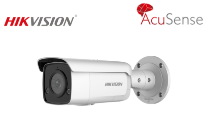 DS-2CD2T46G2-ISU/SL (2.8mm) 4 MP AcuSense Strobe Light and Audible Warning Fixed Bullet Network Camera