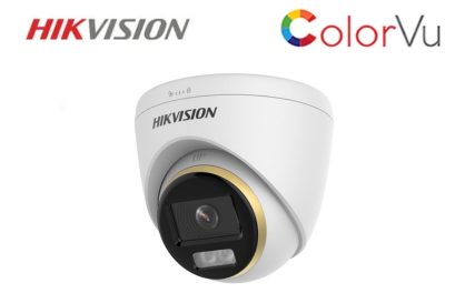 Hikvision DS-2CE72KF3T-L 3K ColorVu Dual-Light Turret Camera, 2.8mm Fixed Lens
