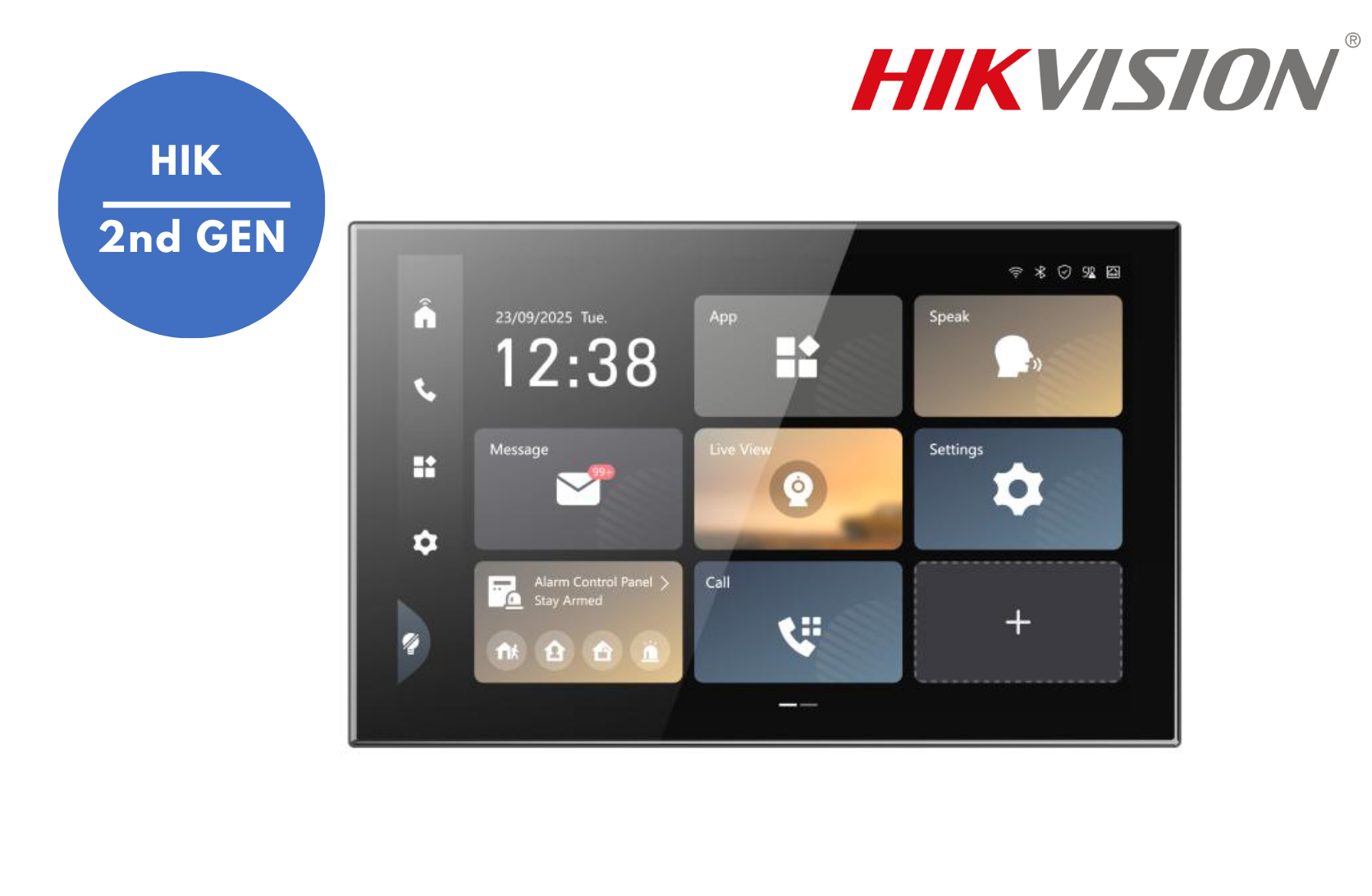 Hikvision DS-KH9570-WTE1 9 Series 10.1" Android Indoor Station