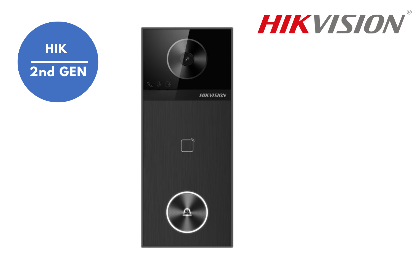DS-KV6114-WBE1 HIKVISION 2nd Gen IP Intercom, Villa door station