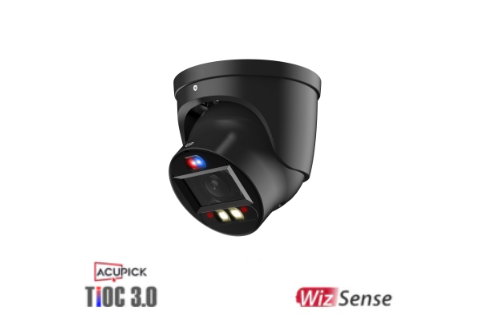 IPC-HDW3849H-ZAS-PV-ANZ-S2 Black Dahua 8MP Smart Dual Light Active Deterrence Vari-focal Eyeball WizSense Network CameraBlack