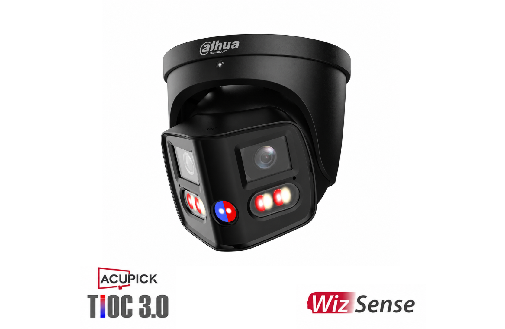 Dahua IPC-PDW31259-A180-AS-PV 2x6MP TiOC Duo Splicing Fixed-focal Eyeball WizSense Network Camera