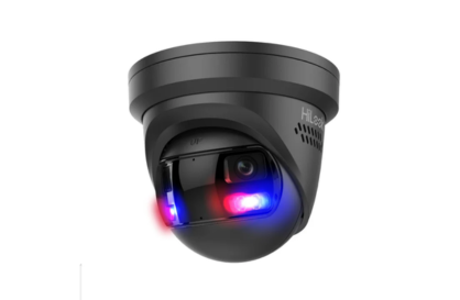 IPC-T289PH-MU/SL Black 8MP Dual Lens Stitched Wide Angle Smart Hybrid Light Fixed Turret Network Camera