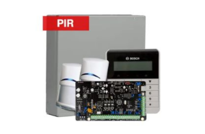 BOSCH, Solution 2000, Alarm kit, Includes ICP-SOL2-P panel, IUI-SOL-TEXT Alphanumeric LCD keypad, 2x ISC-BPR2-W12 PIR detectors