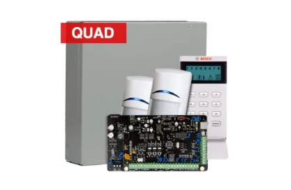 BOSCH, Solution 2000, Alarm kit, Includes ICP-SOL2-P panel, IUI-SOL-ICON LCD keypad, 2x ISC-BPQ2-W12 Quad PIR detectors