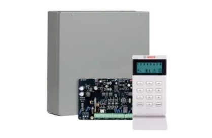 BOSCH, Solution 2000, Alarm kit, Includes ICP-SOL2-P panel, IUI-SOL-ICON LCD keypad, MW300 metal cabinet.