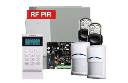 BOSCH, Solution 3000, Wireless Alarm kit, Includes ICP-SOL3-P panel, IUI-SOL-ICON LCD keypad, 2x RFPR-12 Wireless PIR detectors, B810 Wireless receiver, 2x HCT4UL transmitters