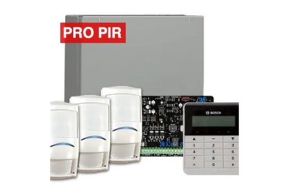 BOSCH, Solution 3000, Alarm kit, Includes ICP-SOL3-P panel, IUI-SOL-TEXT keypad, 3x ISC-PPR1-W16 PIR detectors,
