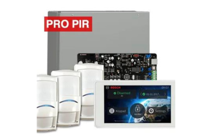 BOSCH, Solution 3000, Alarm kit, Includes ICP-SOL3-P panel, IUI-SOL-TS5 5" Touch screen, 3x ISC-PPR1-W16 PIR detectors,