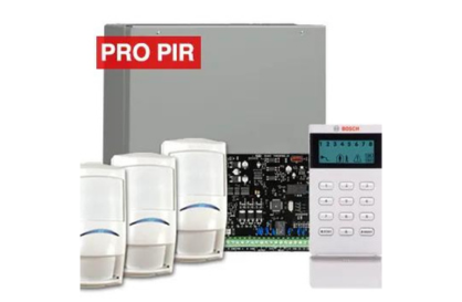 BOSCH, Solution 3000, Alarm kit, Includes ICP-SOL3-P panel, IUI-SOL-ICON keypad, 3x ISC-PPR1-W16 PIR detectors,