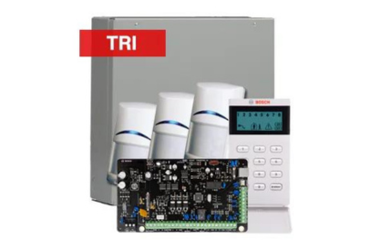 BOSCH, Solution 3000, Alarm kit, Includes ICP-SOL3-P panel, IUI-SOL-ICON LCD keypad, 3x ISC-BDL2-WP12G Tritech detectors