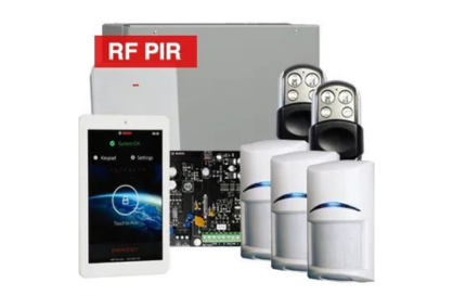 BOSCH, Solution 3000, Wireless Alarm kit, Includes ICP-SOL3-P panel, 7" Touchscreen keypad, 3x RFPR-12 Wireless PIR detectors, B810 Wireless receiver, 2x HCT4UL transmitters