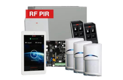 BOSCH, Solution 3000, Wireless Alarm kit, Includes ICP-SOL3-P panel, 7" Touchscreen keypad, 3x RFPR-12 Wireless PIR detectors, B810 Wireless receiver, 2x RFKF-FB transmitters