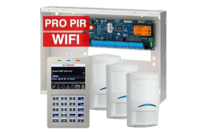 BOSCH, Solution 6000, Alarm kit, Includes CC610PB panel, CP737B Wifi Prox LCD keypad, 3x ISC-PPR1-W16 PIR detectors