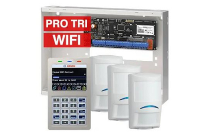 BOSCH, Solution 6000, Alarm kit, Includes CC615PB IP panel, CP737B Wifi Prox LCD keypad, 3x ISC-PDL1-W18G Tritech detectors