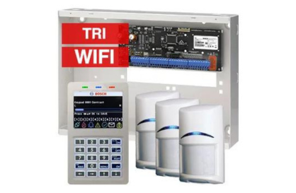BOSCH, Solution 6000, Alarm kit, Includes CC615PB IP panel, CP737B Wifi Prox LCD keypad, 3x ISC-BDL2-WP12G Tritech detectors