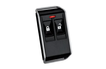 BOSCH, Radion Series, Wireless key fob transmitter, Deluxe black case, 2 button, Suits RFRC-STR2 & B810 *DOES NOT WORK WITH RF3212E, RF120 OR RF121* 433MHz, takes 1 x CR2032 battery