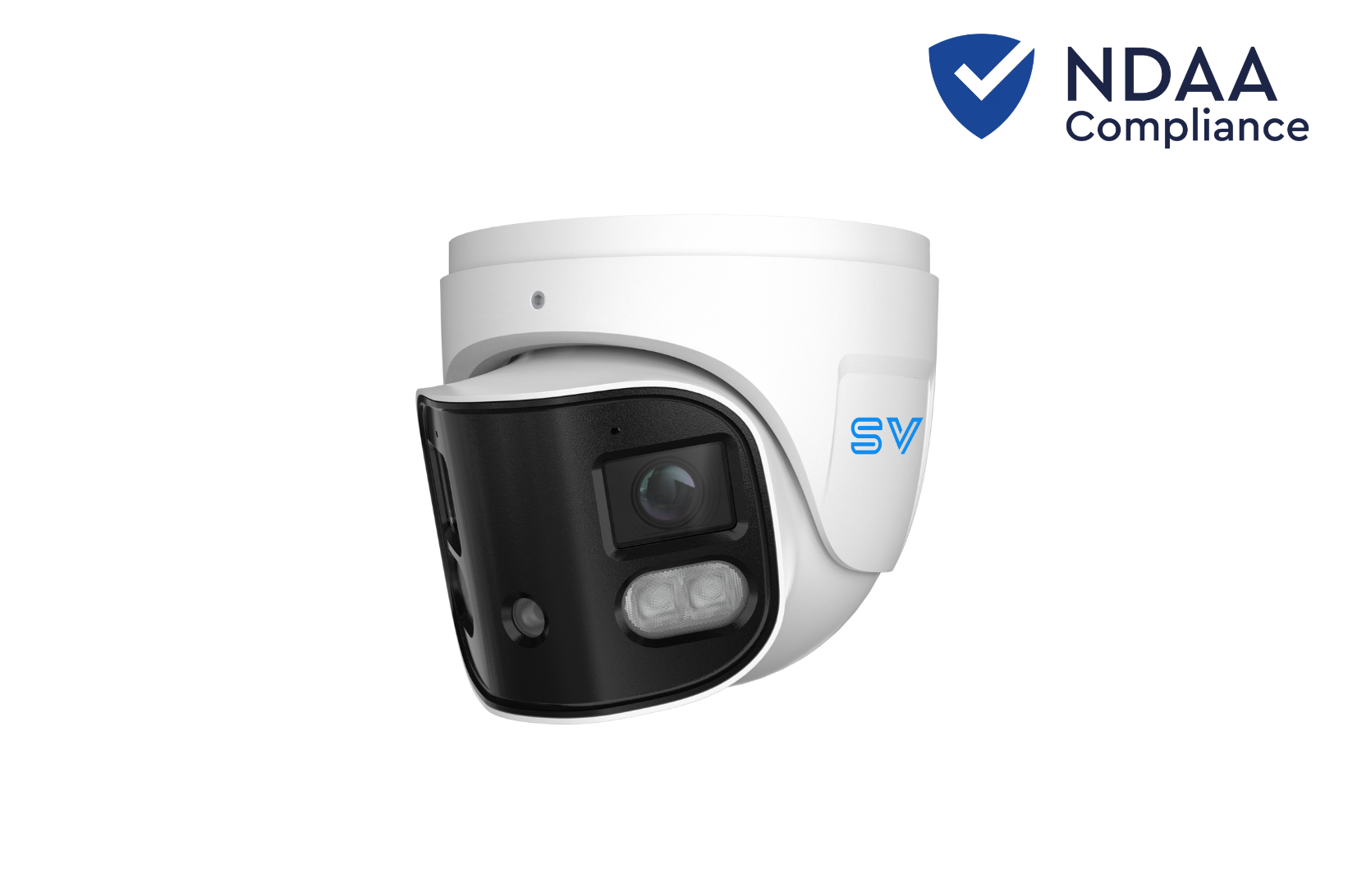 SV CCTV SV-8MP85E3B-DP 8MP Dual-Lens 180° Splicing IP Turret Camera