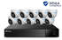 SV CCTV 16CH AI 8MP Kit - 10 x 8MP Turret Cameras with 16CH NVR (NDAA)