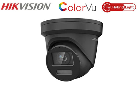 DS-2CD2367G2H-LISU/SL-BLK Hikvision 6MP Outdoor ColorVu Turret Camera, Hybrid Light, Liveguard, 2.8mm