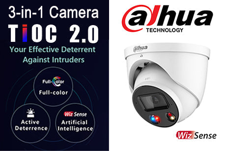 DH-IPC-HDW3649H-AS-PV-ANZ  6MP Tioc 2.0 Full-color Active Deterrence WizSense Network Camera