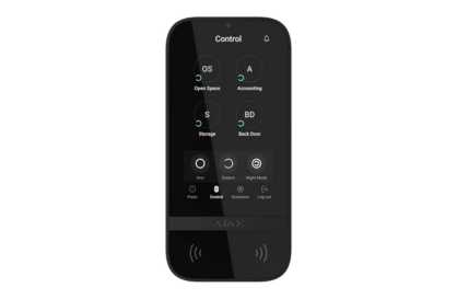 AJAX#58468 KEYPAD TOUCHSCREEN (BLACK)