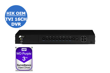 D-TVIHK7816-3TB  HIK OEM 3MP TVI 16CH DVR