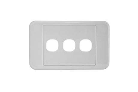 AS-203SP THREE GANG WALL PLATE