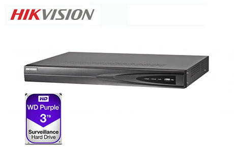 DS-7604NI-K1-4P-3TB    Hikvision 4ch PoE NVR