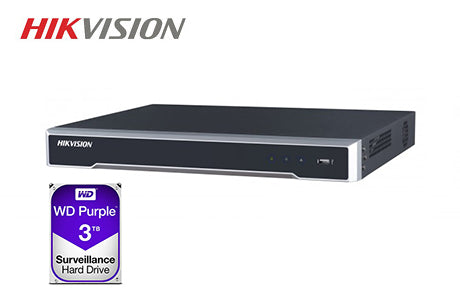 DS-7608NI-I2-8P-6TB (2 x 3TB)    Hikvision 8ch PoE NVR