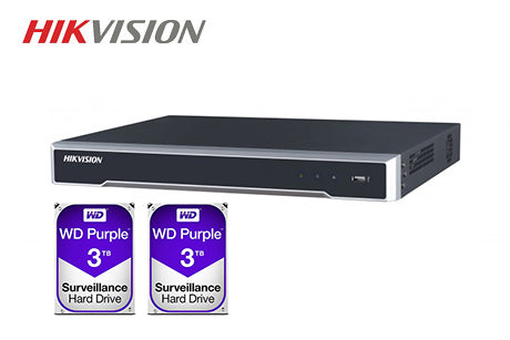 DS-7616NI-I2-16P-6TB (2 x 3TB)    Hikvision 16ch PoE NVR