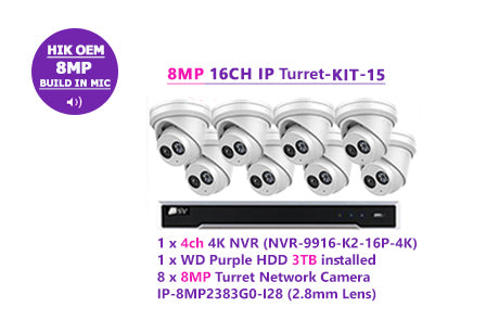 8MP 16CH IP Turret-KIT-15