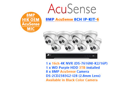 8MP AcuSense 16CH IP-KIT-6